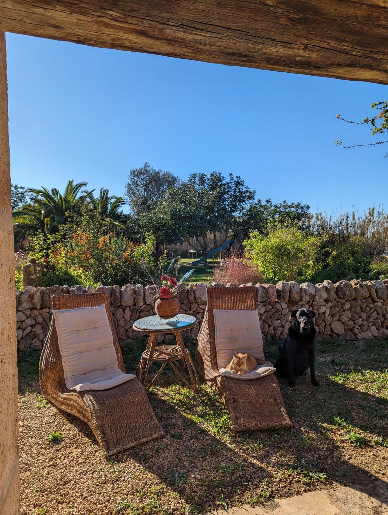 Agroturismo Finca Sant Blai กัมโปส ภายนอก รูปภาพ